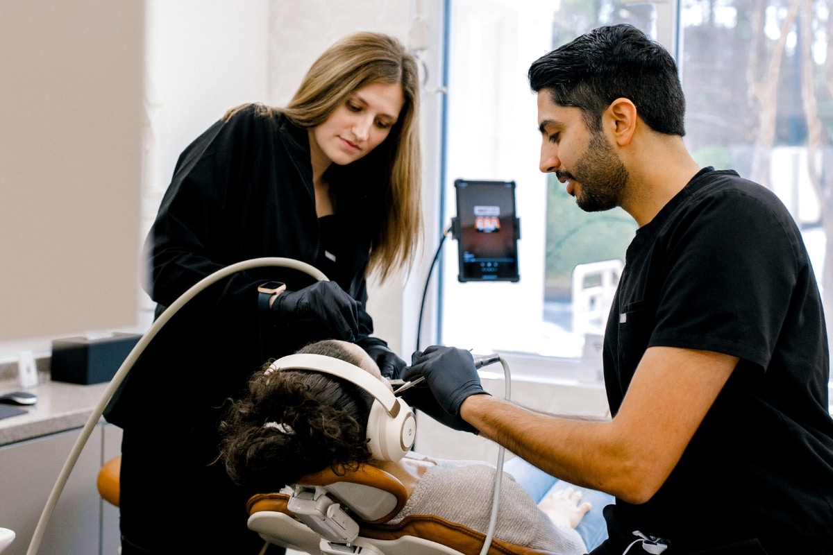 Cary smiles root canal sitting 1